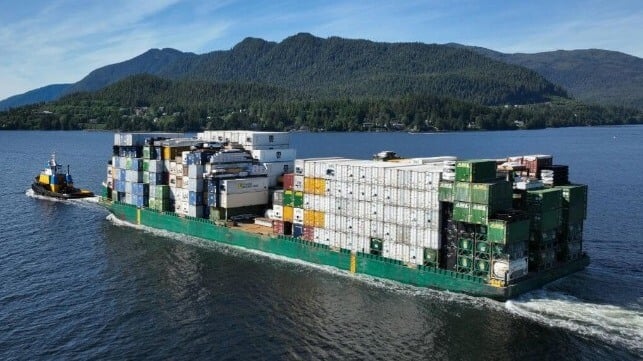 Alaska cargo barge