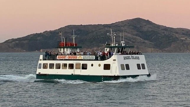California's first short-run electric ferry