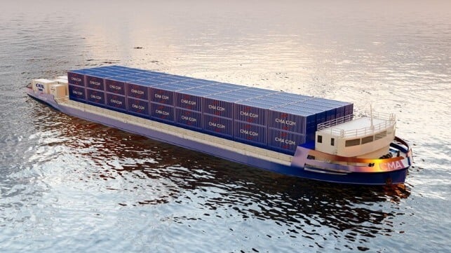 battery-powered barge