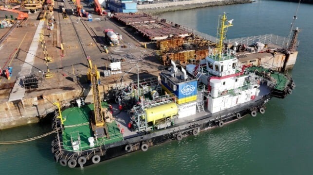 ammonia bunkering for tugboat