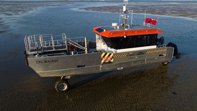 amphibious crew transfer vessel