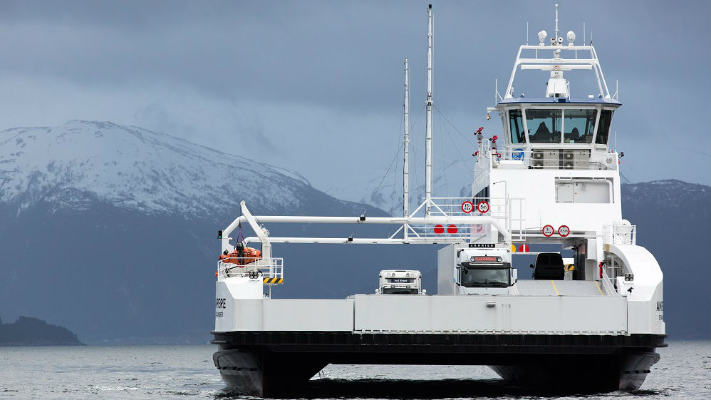 World's First Electrical Car Ferry in Operation
