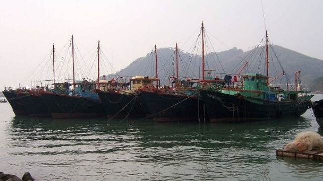 Chinese fishing boats