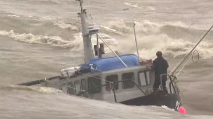 Sinking Fishing Vessel