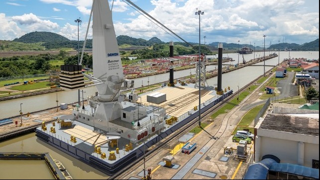Damen Shipyards Group successfully concluded keel laying for the Crane Barge 7532 that is going to be delivered in Panama