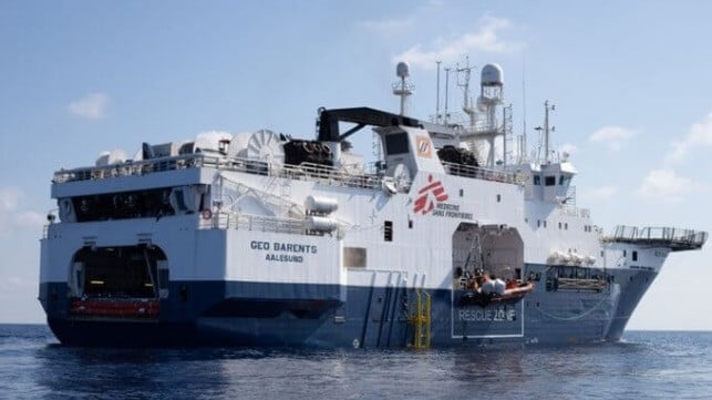 Mediterranean rescue ship