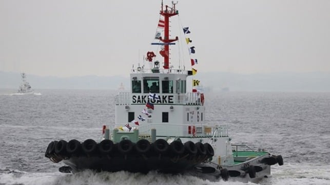 remotely controlled tugboat tests in Japan by NYK