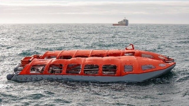 largest inflatable lifeboat design completes testing 