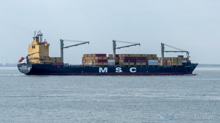 Crew Rescued After Abandoning Small MSC Boxship off Vietnam