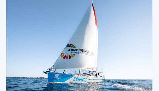 sailboat bound for Antarctica 