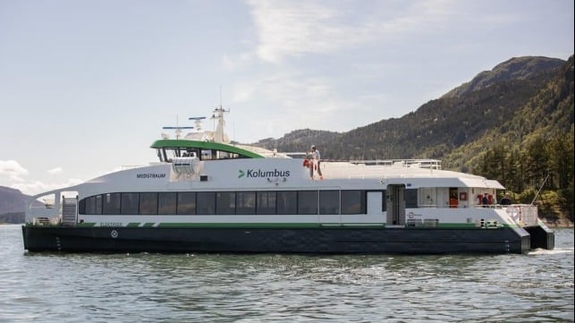 world's first high speed electric ferry