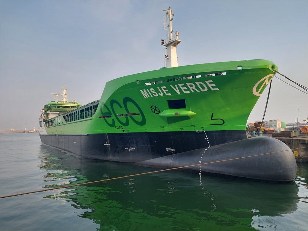 cargo ship docked
