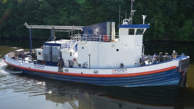 ammonia powered tug