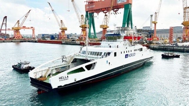 battery-powered zero-emission ferry