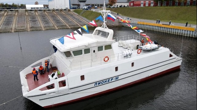 Russia launches its first vessel with unmanned navigation capabilities