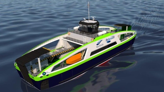 Europe's first sea-going hydrogen ferry