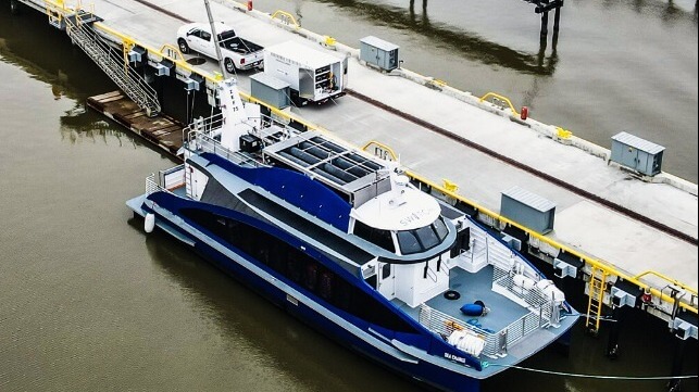 first hydrogen fueling for U.S. fuel cell ferry Sea Change