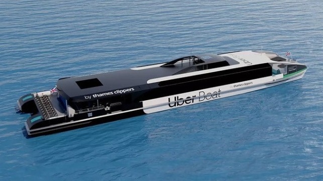 UK's first hybrid high speed passenger ferries for Thames 