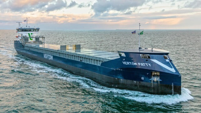 hybrid-electric short-sea vessel