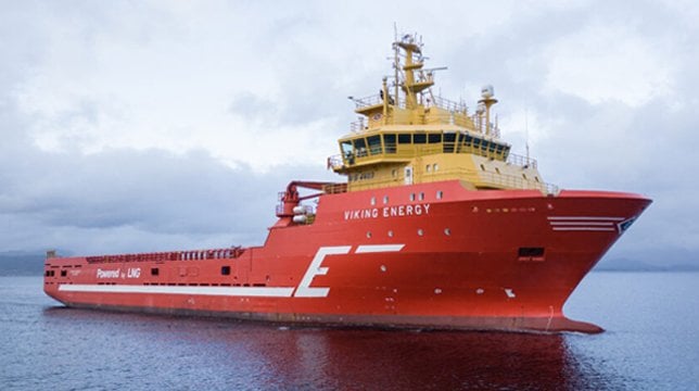 Offshore vessel being refitted for ammonia propulsion 
