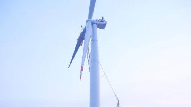 large wind turbine for testing