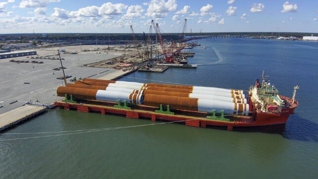 port terminals for offshore wind