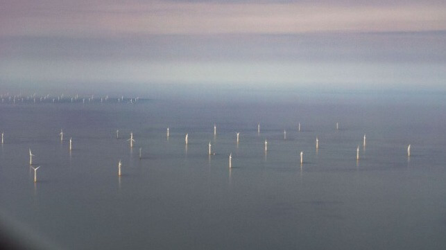 Egmond aan Zee offshore wind farm, foreground