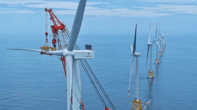Goldwind turbine installation