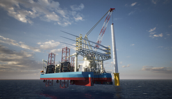 Maersk Builds WTIV and Partners with Kirby for Empire Wind Install