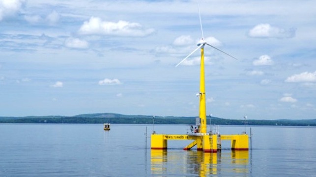 Maine proposes first U.S. offshore research site for floating wind turbines 