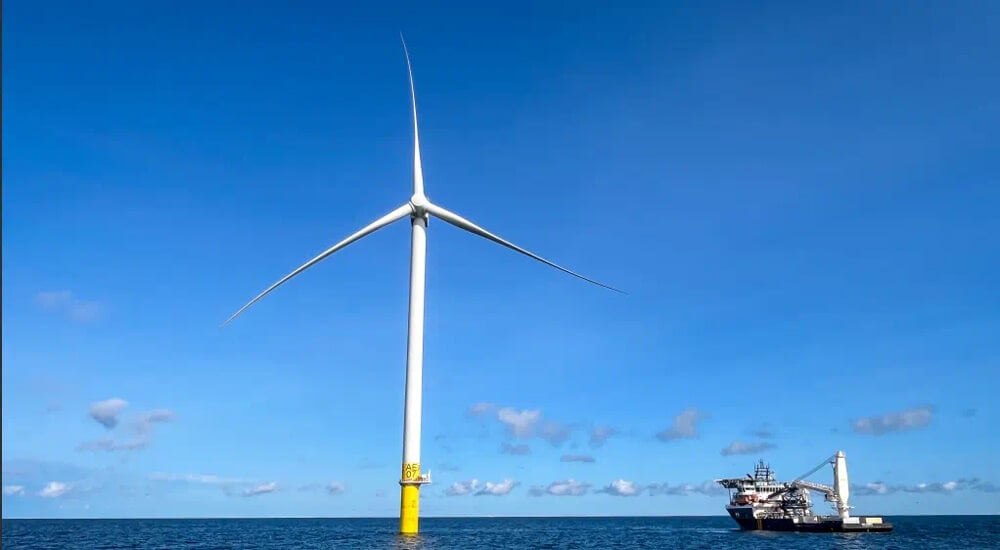 offshore wind farm installation