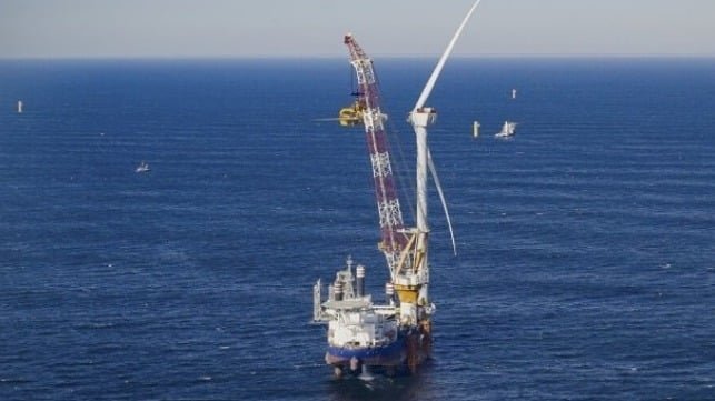 offshore wind energy installation