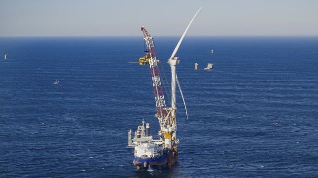 offshore wind energy installation