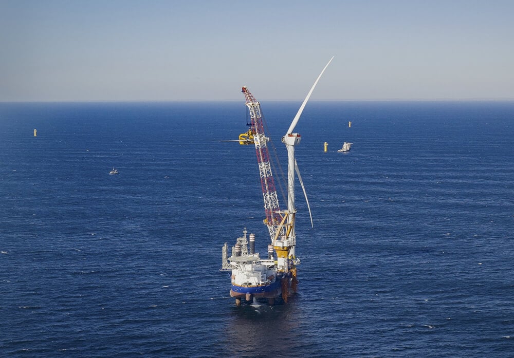 offshore wind farm installation