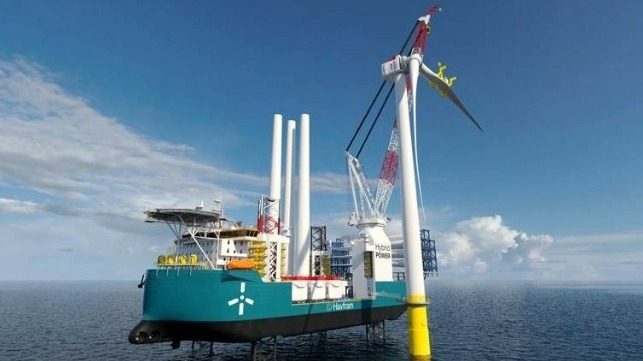 plans for U.S. wind farm installation vessel as company repositions to wind energy sector