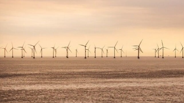 New York Bight offshore wind farm lease auction records 