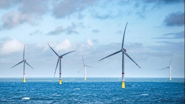 turbines ordered for first large offshore wind farm in the U.S. 
