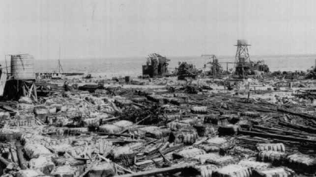 Damage from the devastating 1919 Florida Hurricane (NOAA)