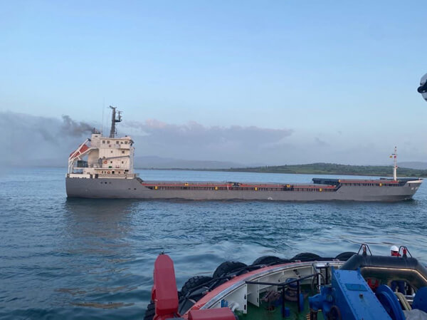 Fire on Bulker Temporarily Suspends Traffic on the Dardanelles