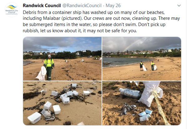 APL England beach debris