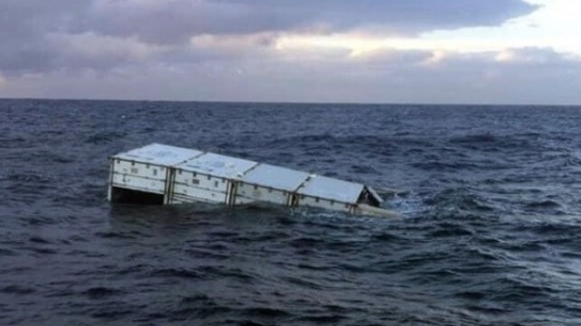 containers lost overboard