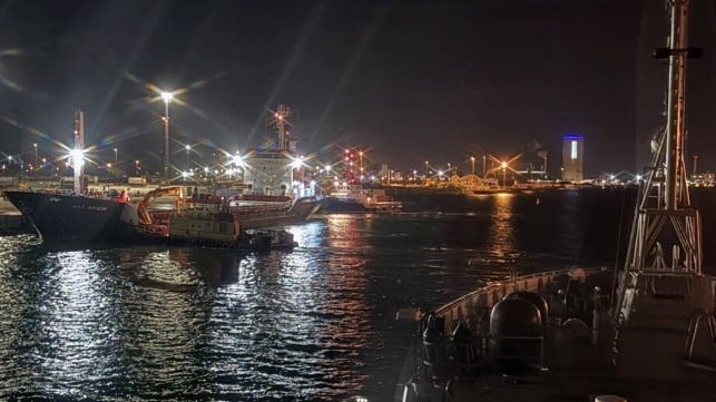 refloated bulker