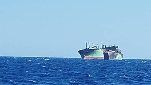 wreck of gs carrier Arctic Metagaz