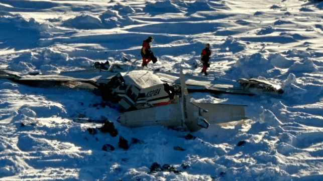 Cessna 208 wreckage