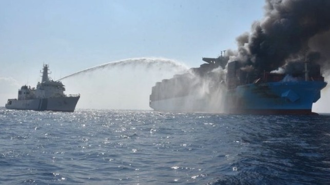 Maersk Honam fire