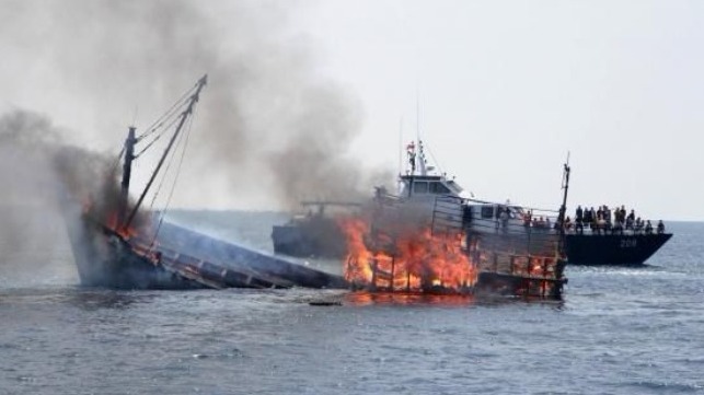 Indonesia sinks 51 foreign boats to fight illegal fishing, The Independent