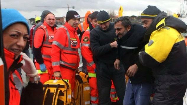Rescued sailor
