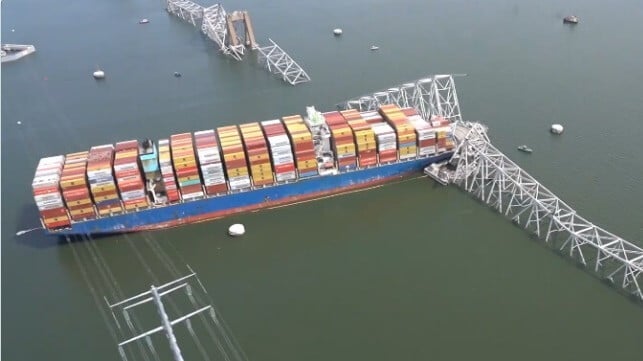 Dali after fitting Key Bridge