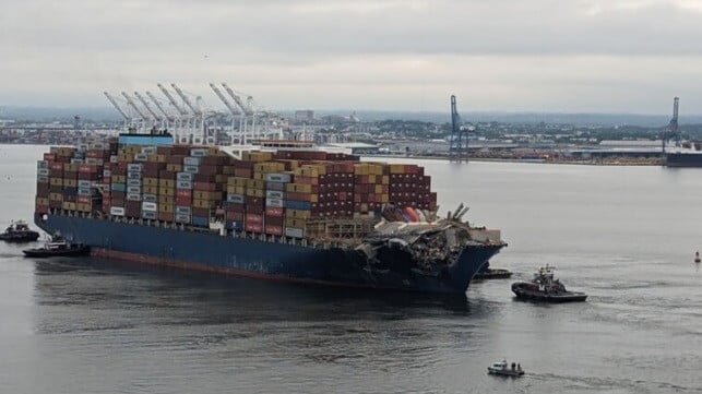 containership Dali Baltimore