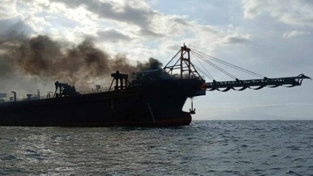 dredger fire